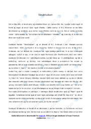 Skrubtudsen | Analyse | H.C. Andersen