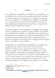 Transit | Analyse | William Rudbeck Lindhard