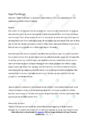 Jeppe Paa Bierget | Analyse | Ludvig Holberg