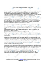 Ungdomsoprøret | Dansk Essay