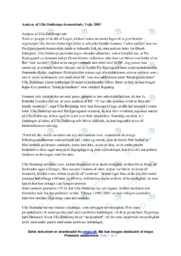 Tale | Analyse | Ulla Dahlerup