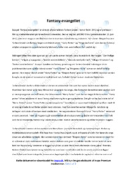 Fantasy-Evangeliet | Noter Analyse | Torben Grodal