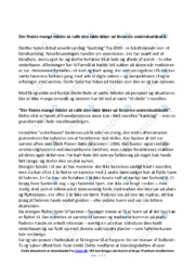 Kantslag | Analyse | Dorthe Nohr