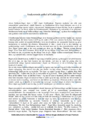 Guldhornene | Analyse | Adam Oehlenschläger