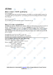 Blok 1-6 | AP-Noter | Noter Dansk