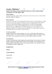 Lille Fedtøre | Noter Analyse | Naja Marie Aidt