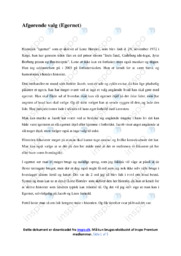 Egernet | Noter Analyse | Lone Hørslev