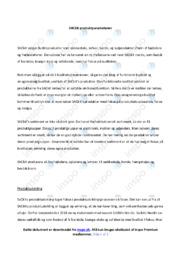 SACkit produktparameteren | Analyse