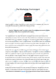 The Marketing Invoriment | Analyse