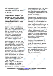 Jessica Watson | Opgave