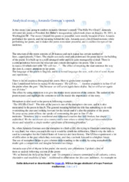 Speech | Analyse | Amanda Gorman