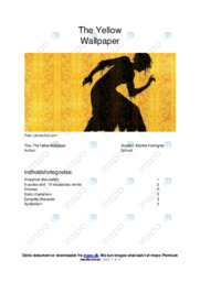 The Yellow Wallpaper | Noter