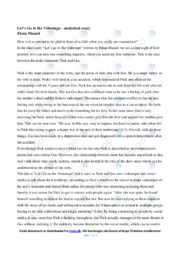 Let’s Go to the Videotape | Analyse | Fiona Maazel