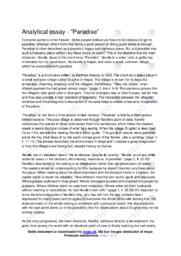 Paradise | Essay