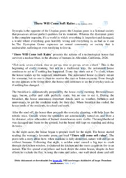 There Will Come Soft Rains | Analyse | Ray Bradbury