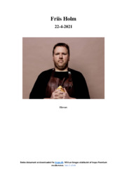 Friis Holm | Analyse