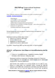 Kultur & Cross-cultural business | Afsætning