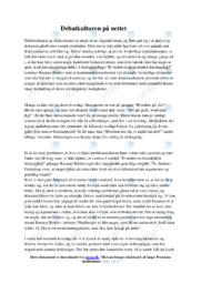 Debatkulturen på nettet | Dansk Essay