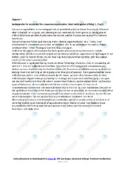 Convenienceprodukter | Redegørelse