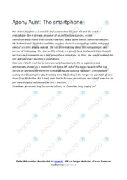 Agony Aunt | The smartphone | Answer