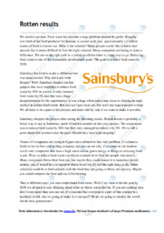 Sainsbury | Analysis