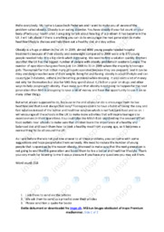 Obesity | Speech