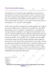 Tom Corridan | Fiction Analysis