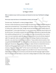 Not Wanted by Maggie Cobbett – Analytical essay | Eksamenssæt hhx 18. august 2015