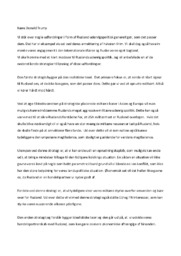 Notat | Kære Donald Trump