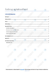 Forbrug og købsadfærd  | Noter Afsætning Case