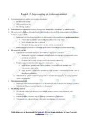 Segmentering på producentmarkedet | Noter