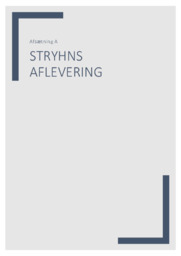 Stryhns | Analyse