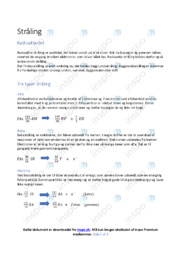 Stråling | Noter | Tjek vores gode noter her