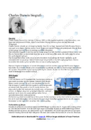 Charles Darwin biografi | Opgave