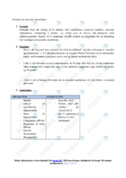 Catecholase | Forsøg