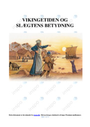 Vikingetiden & Slægtens Betydning | DHO