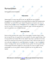 Romantikken | Analyse