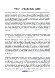 Forfatteren Helle Helle | Opgave