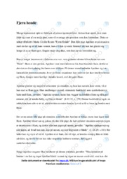 Fjern hende | Analyse