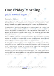 One Friday Morning | Analytical essay