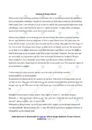 Kong Lindorm | Analyse | Dansk