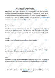 Hvad er det at være dansk | Noter Analyse | Søren Krarup