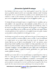 Analyse af menneskets og naturen