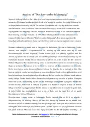 Den forsvundne fuldmægtig | Analyse | Hans Scherfig