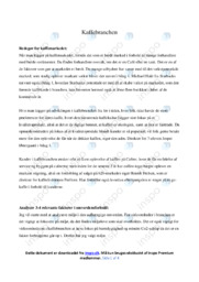 Kaffebranchen | Afsætning Case