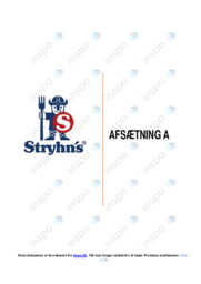 Stryhn’s AS | Afsætning Case