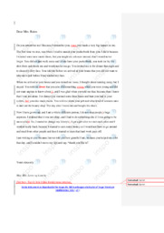 Dear Mrs. Bates Brev | Noter i engelsk