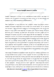 Nattegalen | Analyse | H.C Andersen
