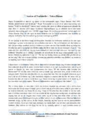 Trælameller | Analyse | Yahya Hassan