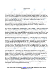 Grantræet | Analyse | H.C. Andersen